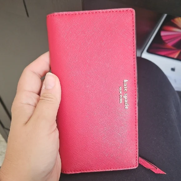 kate spade | Bags | Kate Spade Vibrant Red Wallet | Poshmark display picture 1